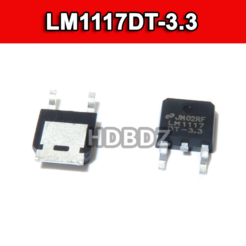 5~10PCS LM1117DT-3.3 TO-252 LM1117 Linear สามปลายแรงดันไฟฟ้าชิป IC SMD