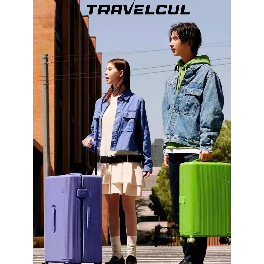【สต็อกไทยพร้อมส่ง】TRAVELCUL กระเป๋าล้อลาก ผลิตภัณฑ์ใหม่ที่ระบุ 28/30 นิ้วความจุขนาดใหญ่ถังประเภทกระเ