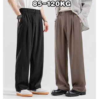 🔥85-120kg🔥 กางเกงสูท กางเกงคนอ้วน ผ้าดีคัตติ่งเนียบ ใส่สบาย …