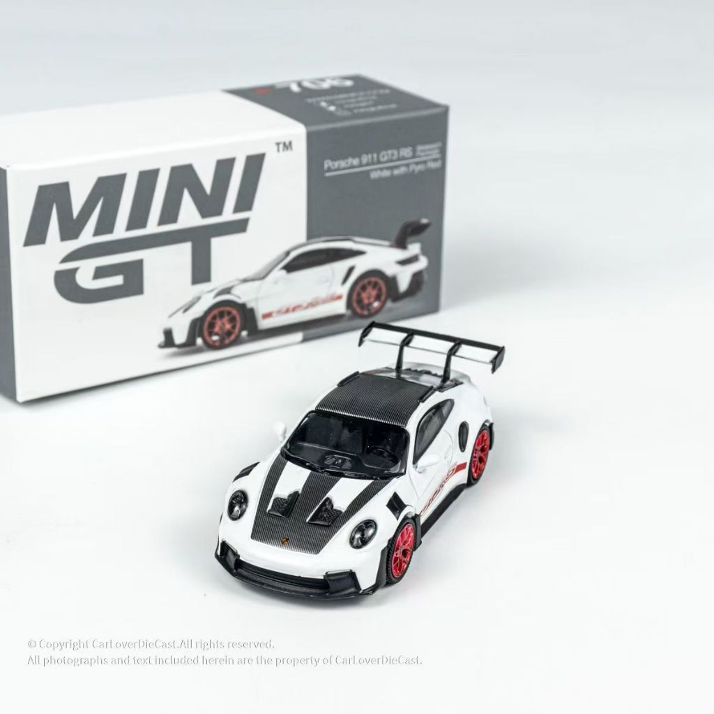 Minigt Porsche Porsche 911 1992 GT3 RS 1: 64 #706 โมเดลรถอัลลอย