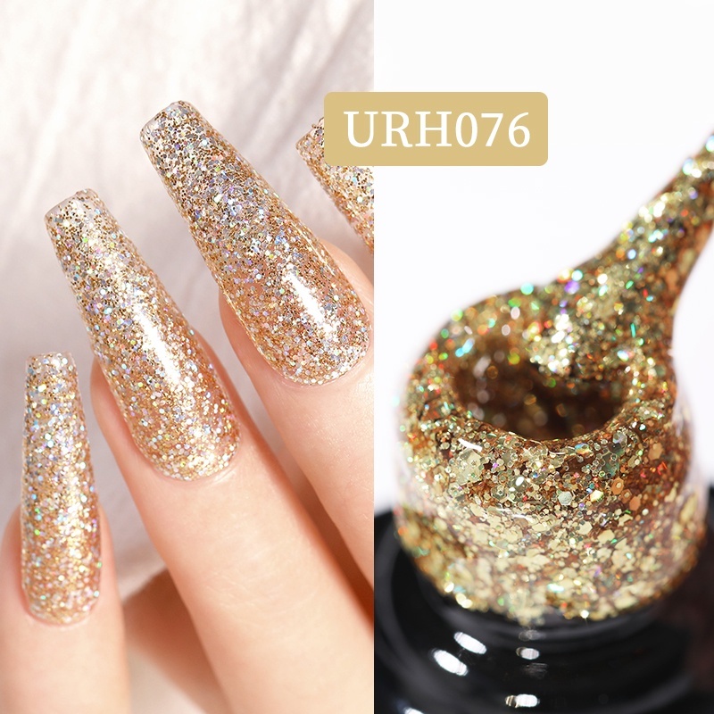 Ur SUGAR สีเจลสีทอง สีเจลแฟลช 7ml