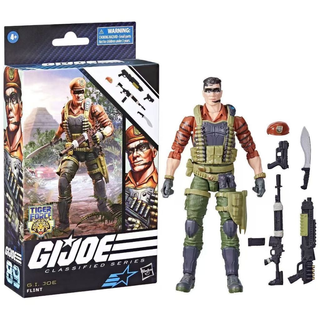Hasbro GIJoe Classified Series Tiger Force GIJoe Flint Action Figures ของเล่น 6 นิ้ว 100% ยี่ห้อใหม่