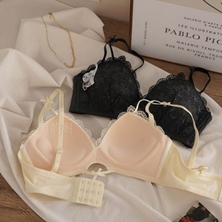 Yomi_girl❣️ชุดชั้นในลูกไม้เซ็กซี่ ขอบลูกไม้ดีไซน์น่ารัก บราป…