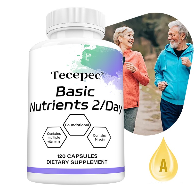 อาหารเสริม Tecepec Basic Nutrients 2/วัน รองรับสุขภาพภูมิคุ้มกัน รองรับสุขภาพกระดูก รองรับสุขภาพสมอง รองรับสุขภาพผิว