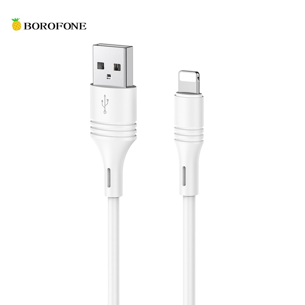 BOROFONE BX43 สายชาร์จ USB กระแสไฟ 2.4 A รองรับการชาร์จและถ่ายโอนข้อมูลกับอุปกรณ์หลากหลายประเภท