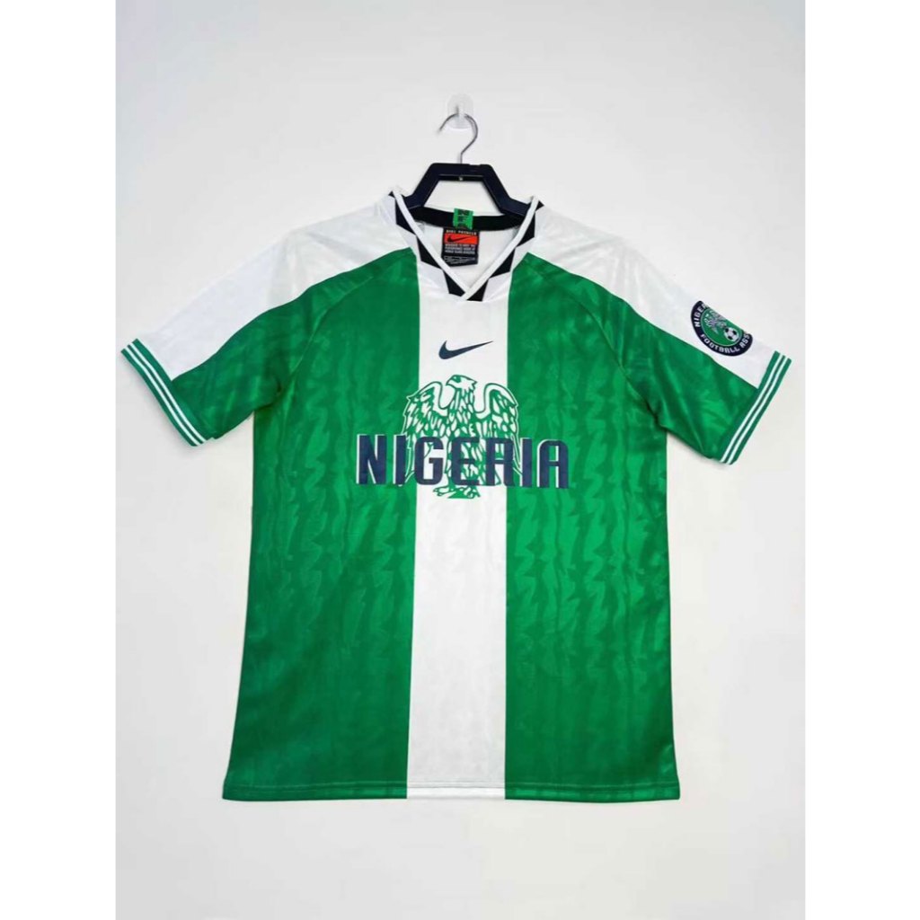 1996 Nigeria Home Jersey OKOCHA เสื้อฟุตบอลกีฬา