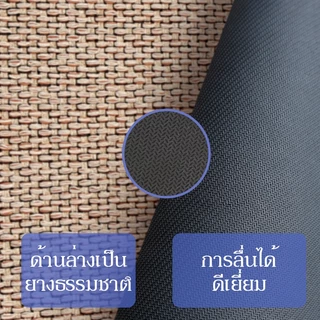 พรมปูพื้นห้องครัว พรมปูพื้นผ้าลินิน ดซับน้ําได้ดี กันลื่น