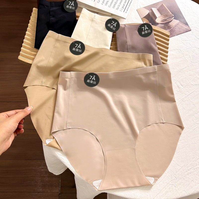 Yomi_girl กางเกงชั้นในไร้ขอบเอวสูง เป้าต้านเชื้อแบคทีเรีย ผ้ายืดหยุ่นสูง ระบายดี วัสดุคุณภาพสูง สวมใ