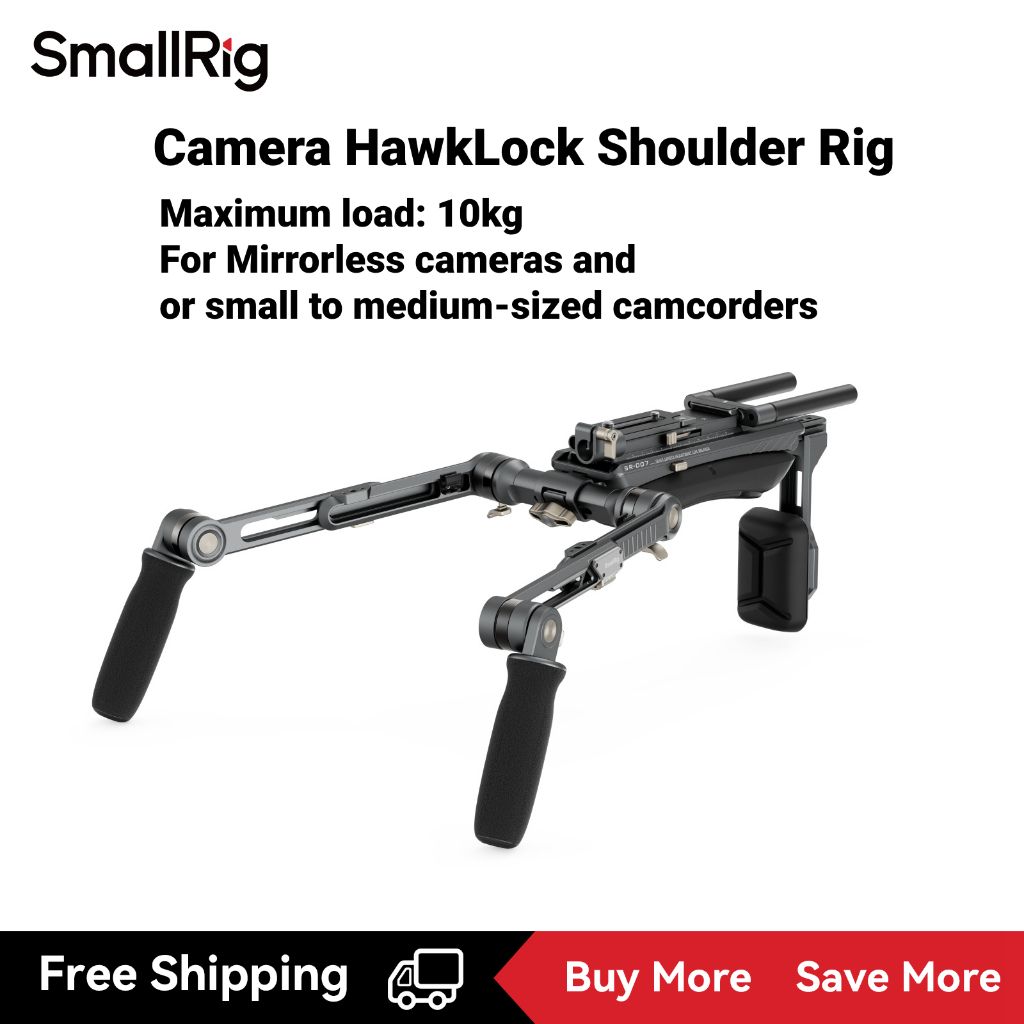Smallrig Camera HawkLock Shoulder Rig Pro , โหลดสูงสุด: 10kg, #4181