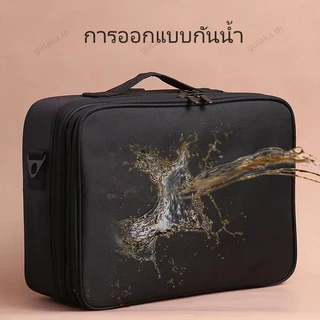 กระเป๋าเครื่องสำอาง พร้อมกระจกแต่งหน้า กระเป๋าช่างแต่งหน้า กระเป๋าใส่เครื่องสำอางค์ กรดพรีเมี่ยม