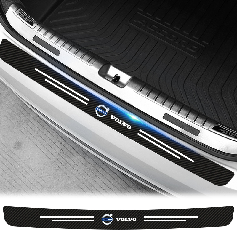 1pcs คาร์บอนไฟเบอร์รถสติกเกอร์ด้านหลัง Trim Strip สติกเกอร์สําหรับ Volvo XC90 XC70 XC60 V40 V50 V60 S50 S60 S70 S90 3546923