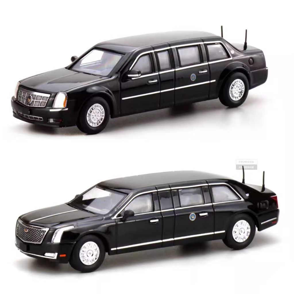596 1: 64 CADILLAC อเมริกัน Presidential รถ Beast CADILLAC ขยายรถรุ่นรถตกแต่งคอลเลกชัน