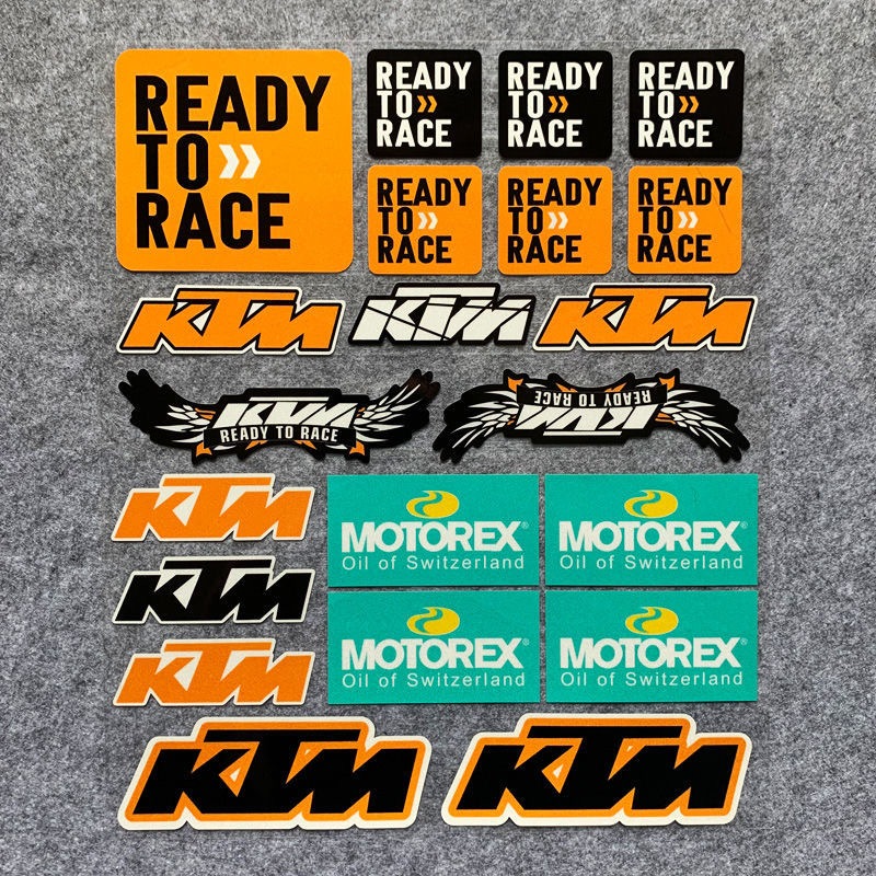 KTM Cycling Duke 390 790 1290 Monster Energy Helmet Visor 93 สติ๊กเกอร์สะท้อนแสง