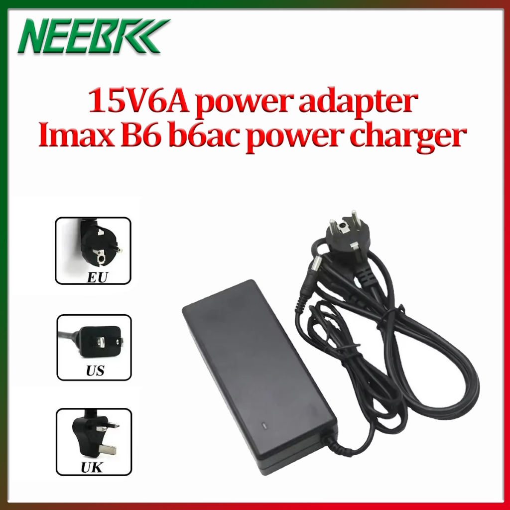 มาใหม่ล่าสุด SKYRC AC Adaptor 15V 6A Power Supply Adapter AC to DC สําหรับ iMAX B6 MINI iMAX B6AC EU