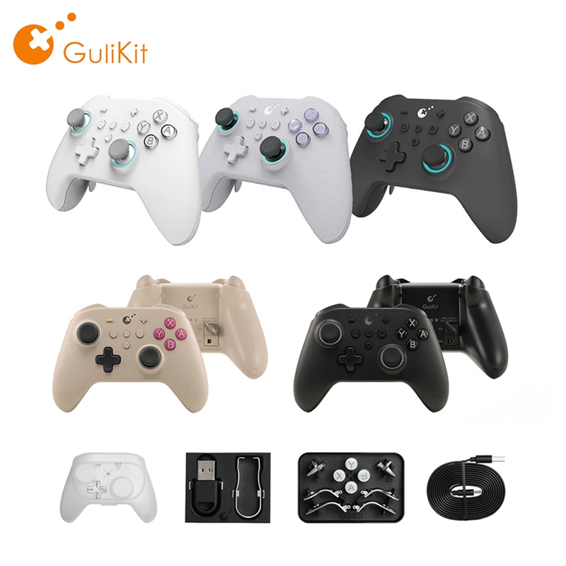 GuliKit KK3 MAX Controller Hall Effect จอยสติ๊กสําหรับ Nintendo Switch 2/สวิทช์ OLED/สวิทช์ Lite Win