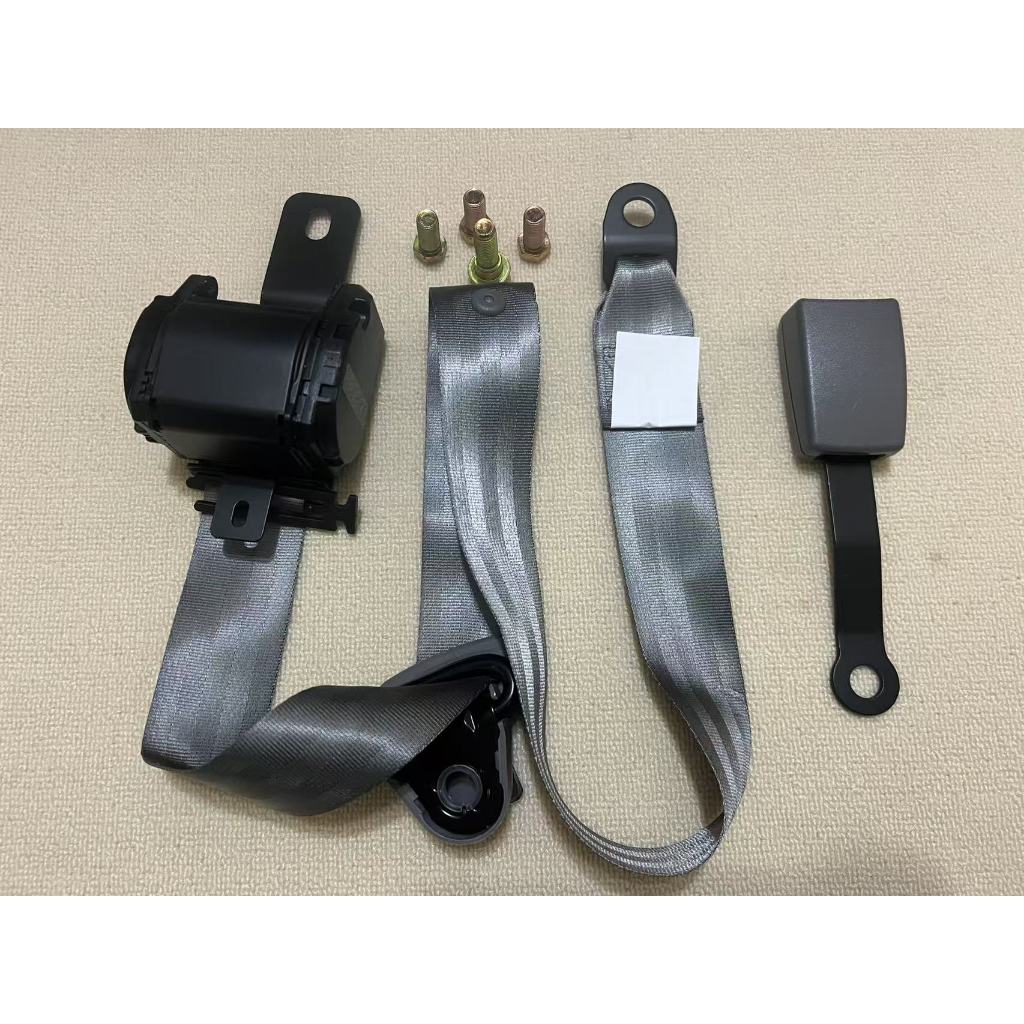 Nissan Car Seat Belt เข็มขัดนิรภัยสามจุด Retractor อัตโนมัติเหมาะสําหรับรถยนต์โดยสารรถรถบรรทุกเหมาะสําหรับ Nissan All Cars สีเทา