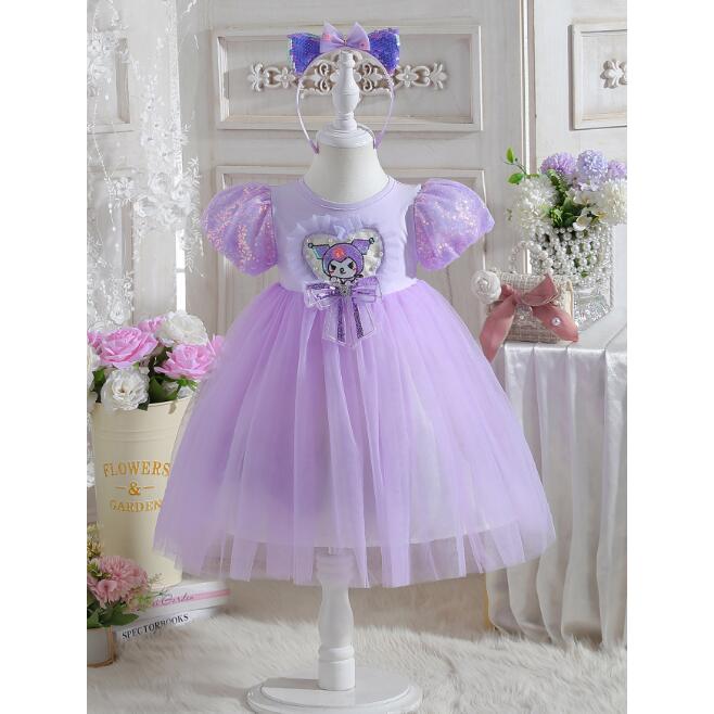 สาวแต่งตัวเด็กแช่แข็งชุดเอลซาเจ้าหญิงกระโปรงผ้าฝ้ายเด็กพรรคชุดทารกแฟชั่น - รูปที่ 6