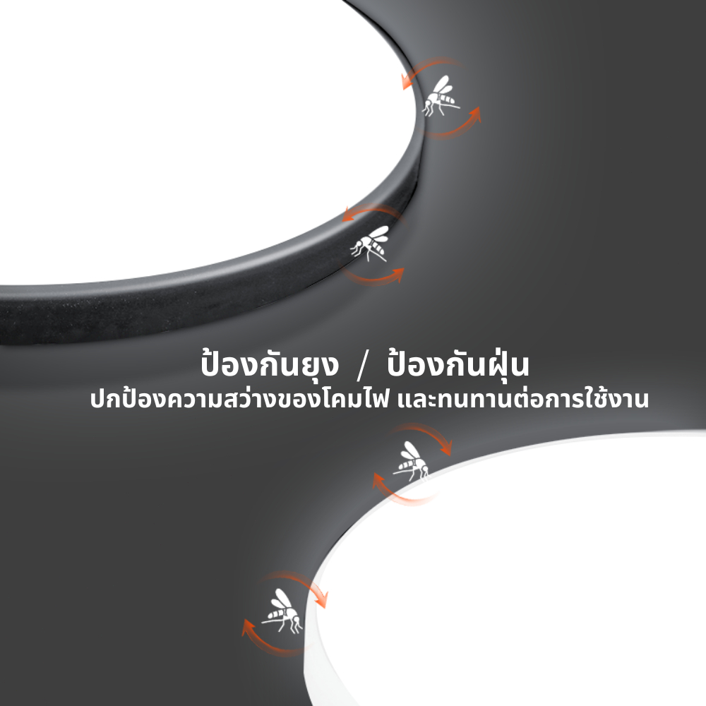 โคมไฟเพดาน LED ไฟติดเพดาน ไฟเพดาน led 220V แผงไฟ แบบบางเฉียบ โคมไฟกลม ห้องนอน โคมไฟ โคมไฟเพดาน ใช้กับ ห้องนั่งเล่น างเดิน - รูปที่ 4