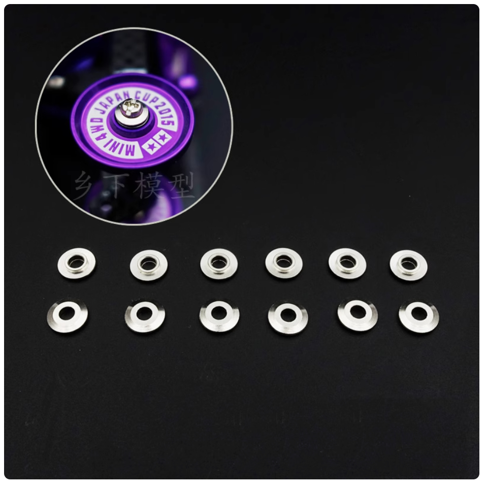 ลูกกลิ้ง mini 4wd/สกรู/มอเตอร์/ตัวเว้นวรรคแบริ่ง(mini 4wd roller/screws/motor/bearing spacer 10pcs)