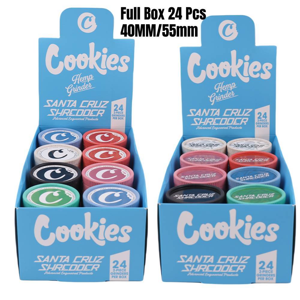 (ขายส่ง!! ยกกล่อง 24 ชิ้น)Grinder Cookies&SantaCruz เครื่องบดสมุนไพร ที่บดสมุนไพร