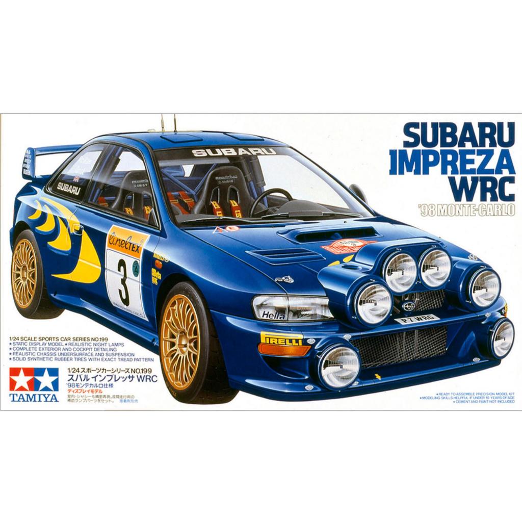Tamiya 24199 1/24 Scale Model Sport Car Subaru Impreza WRC 98 GC8 World Rally