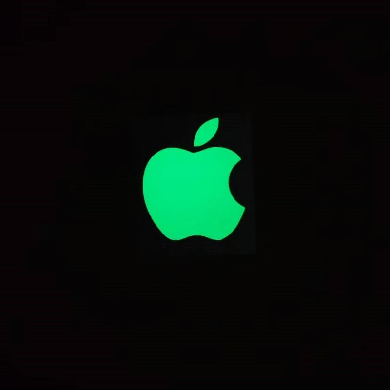 สติ๊กเกอร์ติดรถ Apple Logo สติ๊กเกอร์สะท้อนแสงสําหรับ IPhone Ipad Macbook