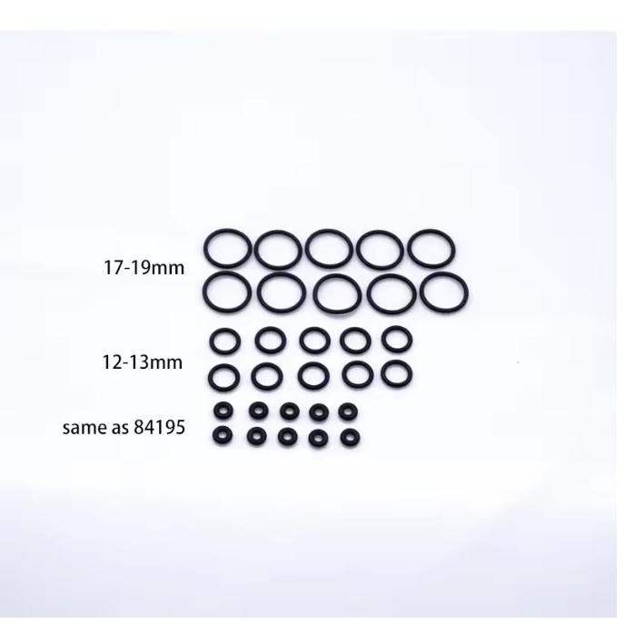 Mini 4wd ชิ้นส่วนยาง O แหวน 17-19 มม. 12-13 มม.และขนาดเล็ก robber O แหวนสีดํา 10 ชิ้น(10 pcs rubber O ring)