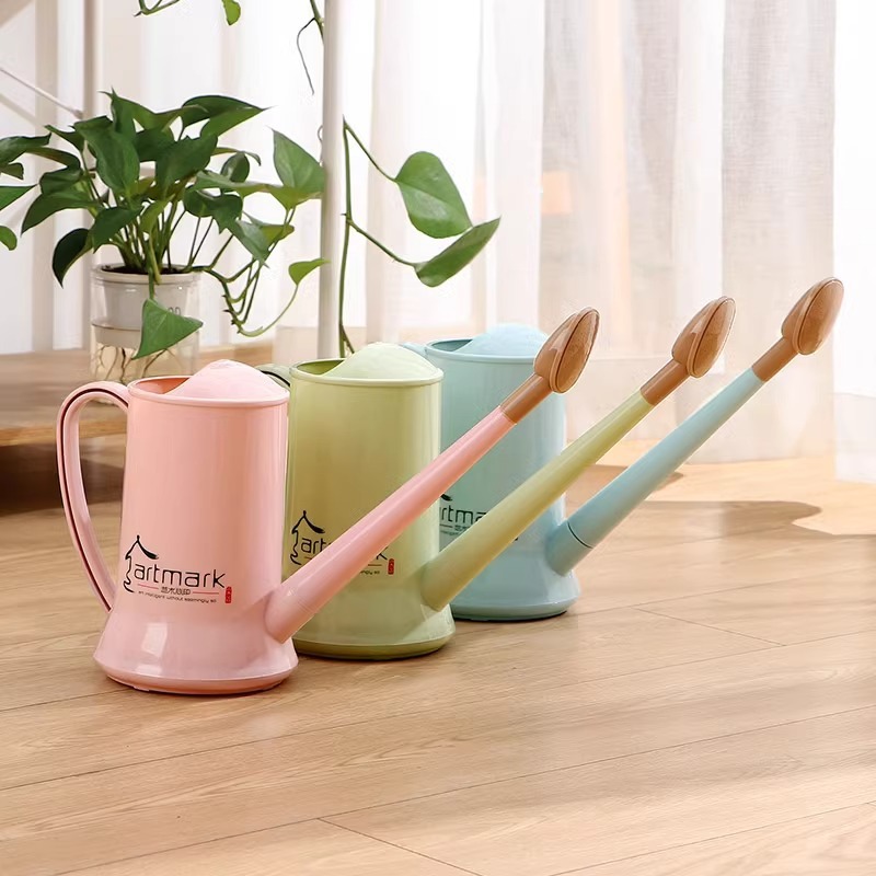 Blowgentlywind 2 ลิตรรดน้ําสามารถดอกไม้พืชที่ถอดออกได้ปากยาวกาต้มน้ําสวนชลประทาน BGW