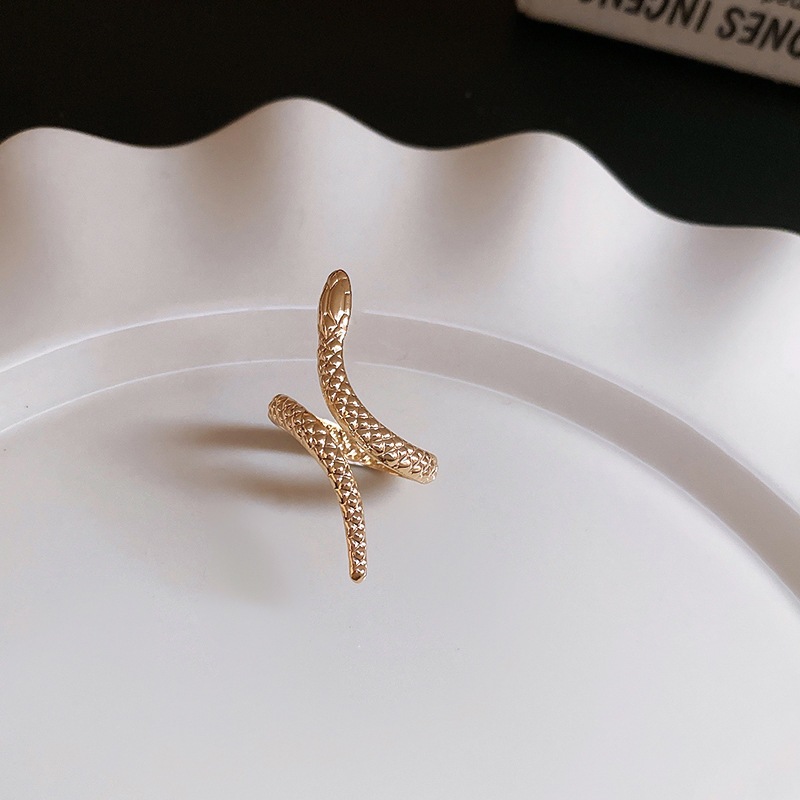 เดรช ทองงูรูปร่างโอ้อวดการออกแบบที่เรียบง่ายสร้อยข้อมือแฟชั่นผู้หญิงซอกสร้อยข้อมือ - รูปที่ 6