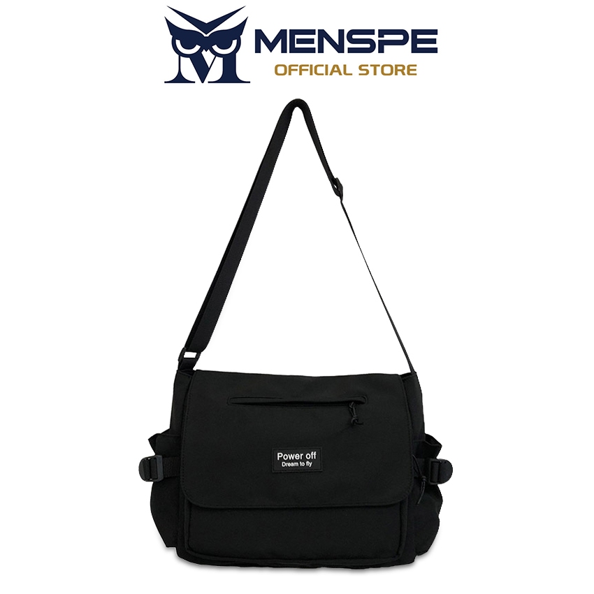 Menspe ผู้ชายs กระเป๋า Unisex กระเป๋าสะพายสไตล์ Cross Body กระเป๋า Casual น้ําหนักเบา Messenger กระเป๋าขนาดใหญ่ความจุกันน้ํากีฬาเพื่อการพักผ่อน