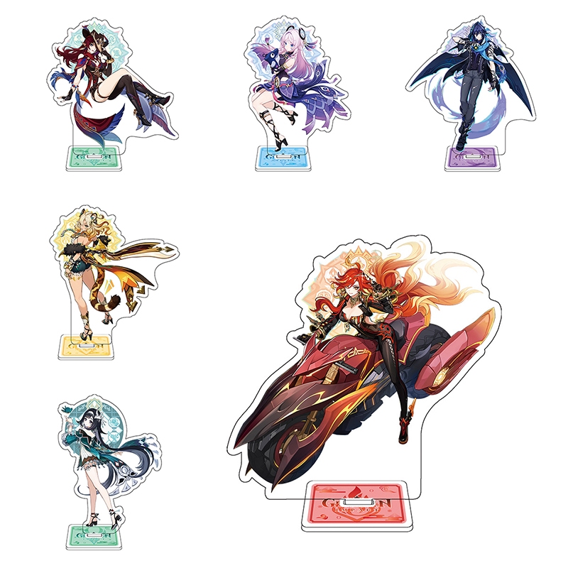 Genshin ขาตั้งกันกระแทก Mavuika Furina Neuvillette ตัวละคร