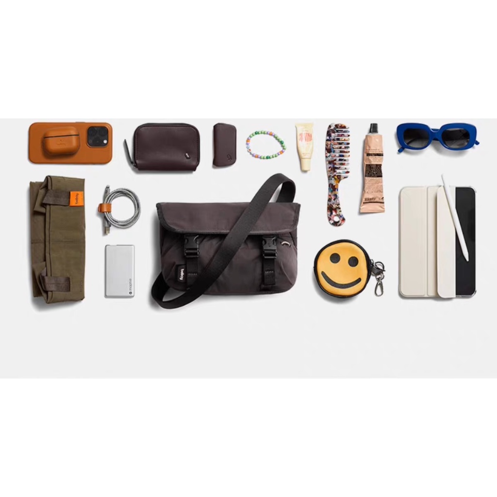 Bellroy Cinch Messenger กระเป๋า 6L / 12L กระเป๋าสะพายไหล่บุรุษไปรษณีย์กระเป๋าสำหรับผู้หญิงและผู้ชาย