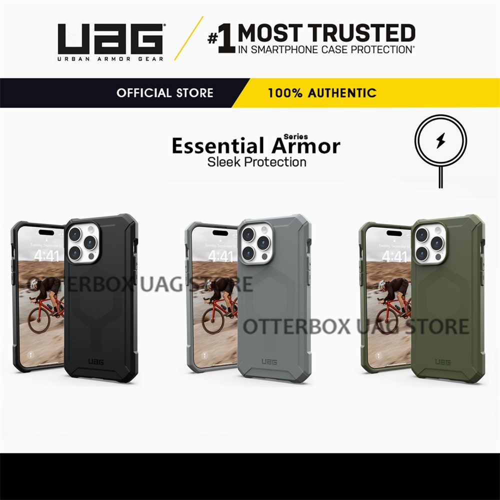 เคส UAG รุ่น Essential Armor With Magnetic Series - iPhone 15 14 Pro Max / 15 14 Pro / 15 14 Plus / 15 14 / 13 12 Pro Max / 13 12 Pro Max / 13 12 Pro / 13 12