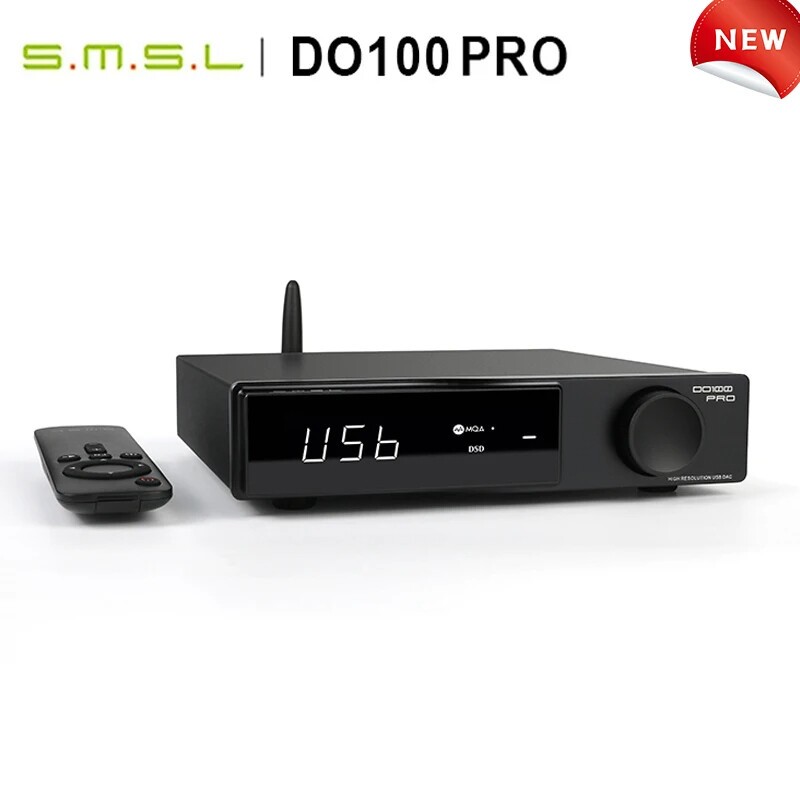 Smsl DO100 Pro บลูทูธ 5.1 Dual ES9039Q2M Hi-Res MQA DAC ถอดรหัส DSD512 OPA1612 HDMI-ARC High End Dig