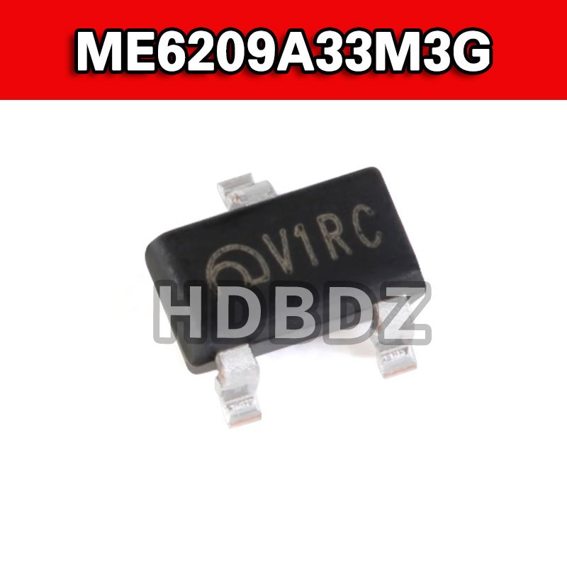 ME6209A33M3G SOT23 3.3V 10 ~ 20PCS 2% 18V Low Difference Linear แรงดันไฟฟ้า IC SMD ชิป ta 2%