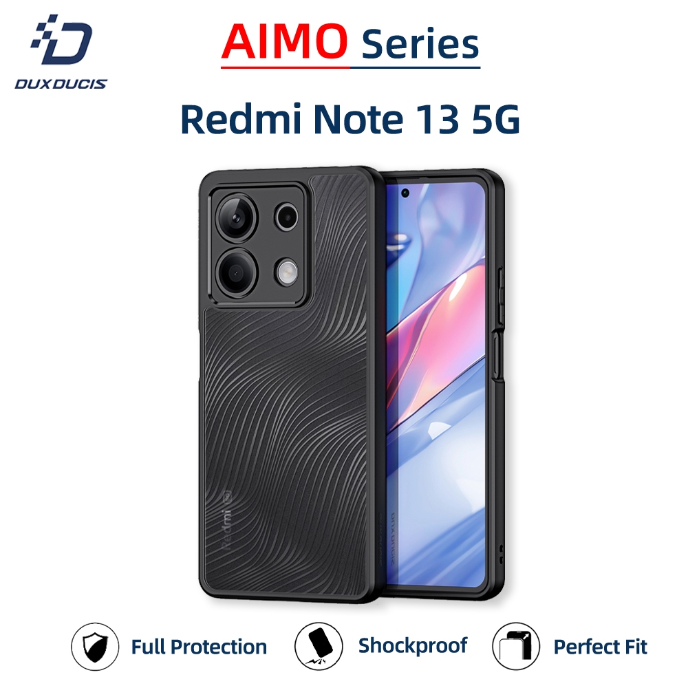 DUX DUCIS AIMO เคสแข็งสำหรับ Xiaomi Redmi Note 13 5G - เคสโทรศัพท์ใสเคสกันกระแทก