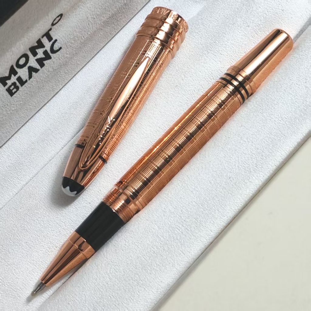((พร้อมเคสปากกา) 2025 สินค้าใหม่ Express Rose Gold ปากกาลายเซ็น Marlboro Great Bungou JFK ปากกาลายเซ