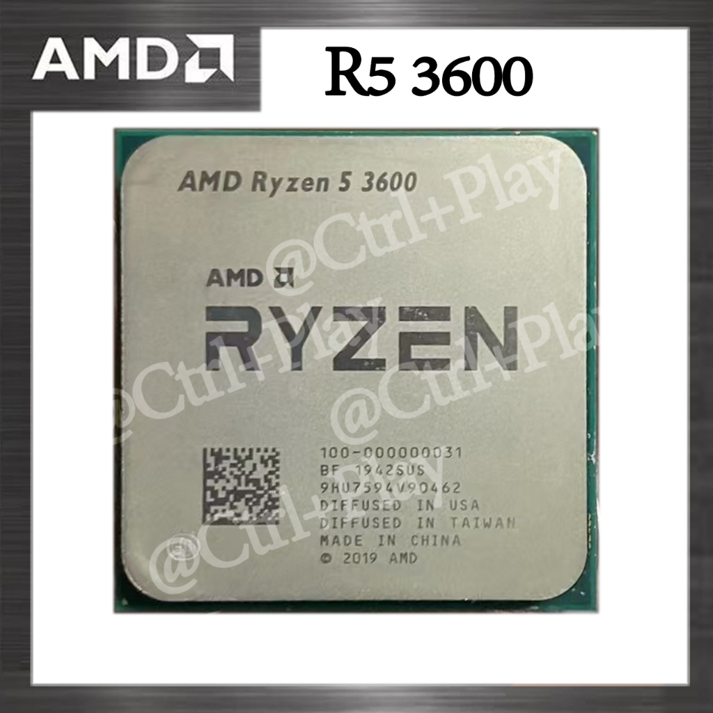 Cpu AMD มือสอง RYZEN 5 3600X 6C12T zen2 โครงสร้าง