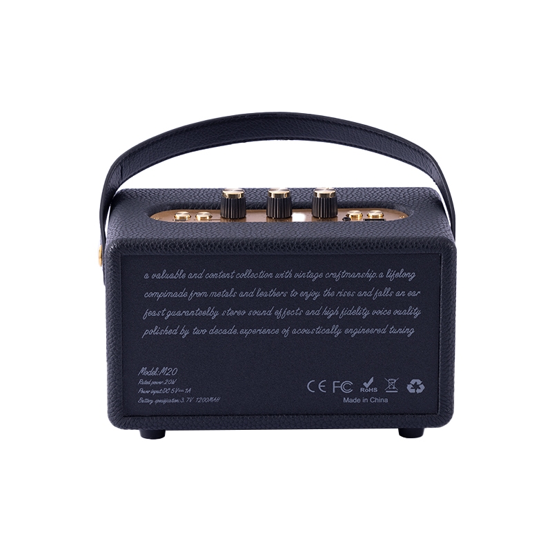 OS ลำโพงบลูทูธ รุ่น OS-M20 ปรับเสียงแหลมและเบสได้ รองรับAUX/TF/USB/BT/MF ลำโพงบลูทูธแบบพกพา