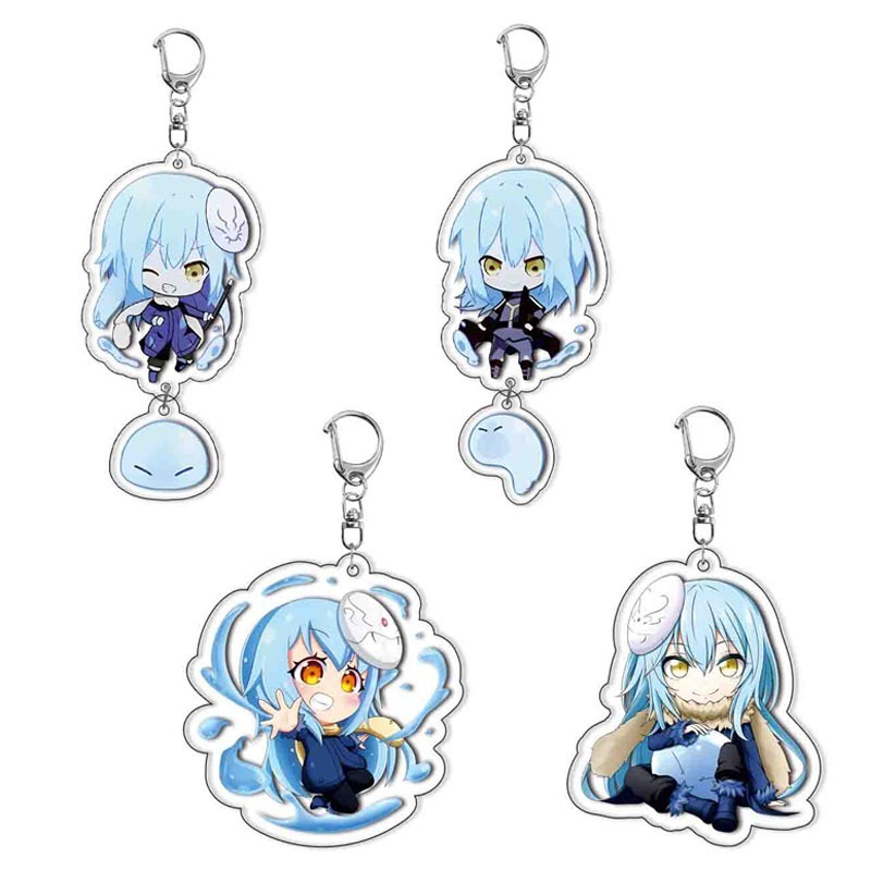 อะนิเมะเวลานั้นฉันกลับชาติมาเกิดเป็น Slime Rimuru น่ารักคอสเพลย์อะคริลิคพวงกุญแจ Key Chain จี้พวงกุญแจของขวัญคอลเลกชัน