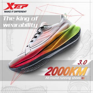 【XTEP】2000KM 3.0 | The king of wearability Unisex running shoes marathon running shoes Kasut jogging