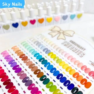 58สี ฟรีชาร์ตสี เบส ท๊อป 15ml. Sansu 3.0 รุ่น MACARON สีเจลฝาโบว์ สีเจล ยกเซต เซตสีเจล ชสีเจล