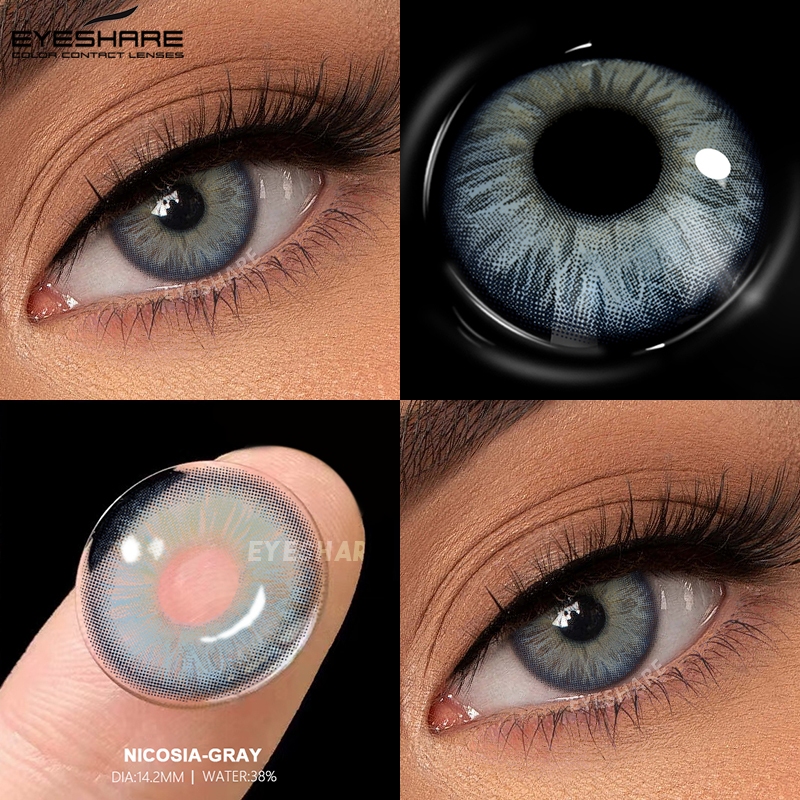 Eyeshare Nicosia คอนแทคเลนส์สีเทา คอนแทคเลนส์ไอริส คอนแทคสีธรรมชาติ ส่งไวจากไทย