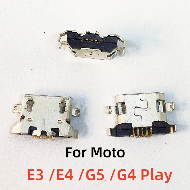 5-100 ชิ้น Micro USB 5pin ชาร์จพอร์ต Dock Connector สําหรับ Motorola Moto E3 E4 G5 XT1672 XT1676 G4 เล่น XT1600 XT1601 A850 เปลี่ยนชิ้นส่วน