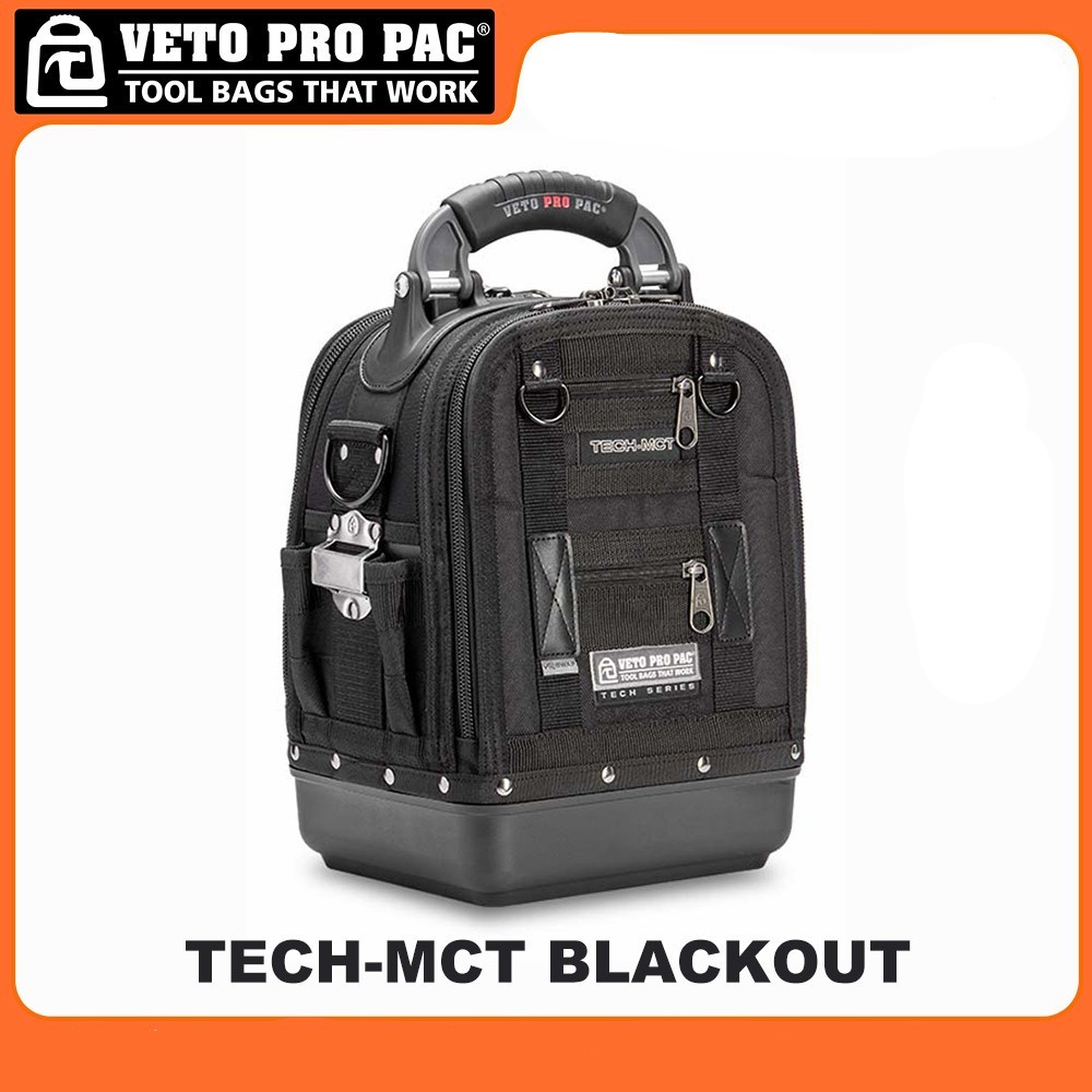 VETO PRO PAC TECH-MCT (สีดํารุ่นพิเศษ) Series กระเป๋าเครื่องมือแบบพกพา High-End กระเป๋าเครื่องมือ