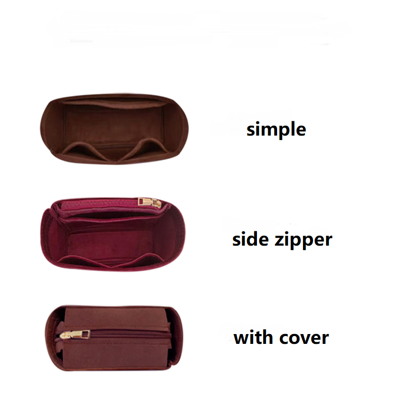 กระเป๋าด้านในหนังนิ่มสําหรับ lv all in bb bucket bag insert