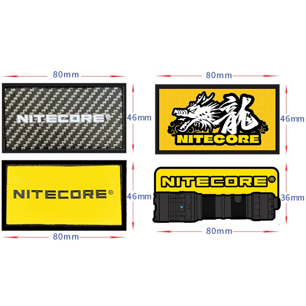 Nitecore แผ่นแปะตีนตุ๊กแก สําหรับกระเป๋าสะพายไหล่ SLB05 BP16 BP18
