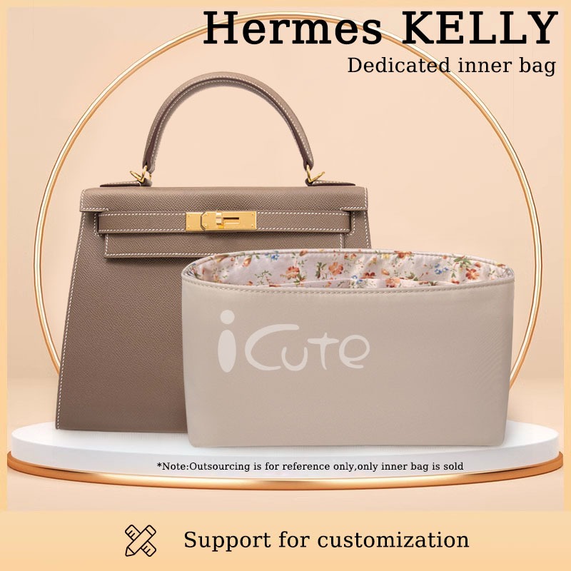 เหมาะสําหรับ Hermes KELLY mini 1st Generation/mini 2nd Generation/25/28/32 พิมพ์ Liner กระเป๋า HANDB