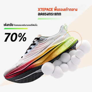 【xtep】2000KM 3.0 | ราชาแห่งการวิ่งบนถนนที่ทนต่อการสึกหรอ รองเท้าวิ่งออกกำลังกายมาราธอน running shoes
