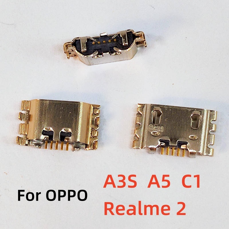 5-50 ชิ้น USB Charger พอร์ตปลั๊ก Dock Connector สําหรับ OPPO A5 A3S C1